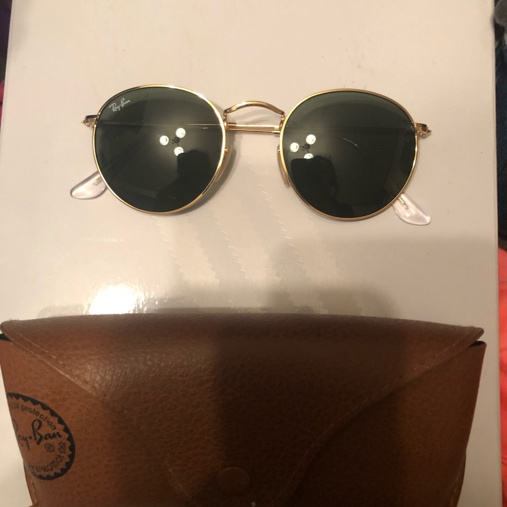 Ray Ban round metal sunglasses